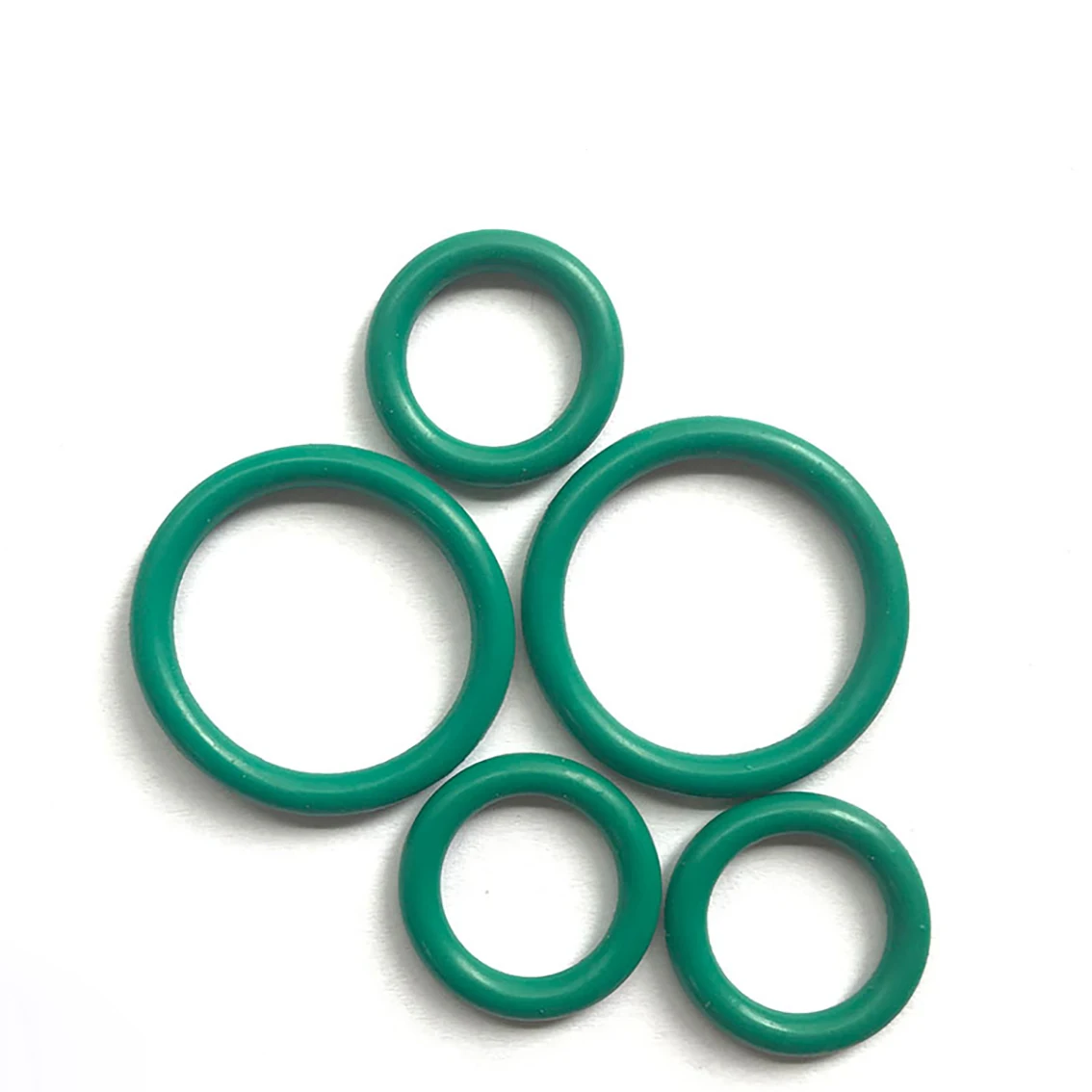 

5Pcs Green FKM Thickness CS 2.65mm Rubber Ring O Rings Seals ID 5.3/6/7.1/7.5-48.7mm O Ring Seal Gasket Fuel Washer