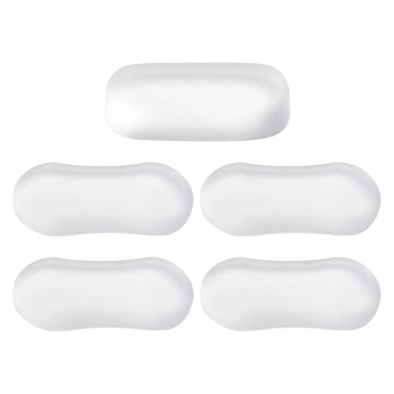 Улучшенная долговечность, 5 шт., прочные клейкие бамперы для крышки унитаза, предотвращающие столкновения крышки, простота установки и замены