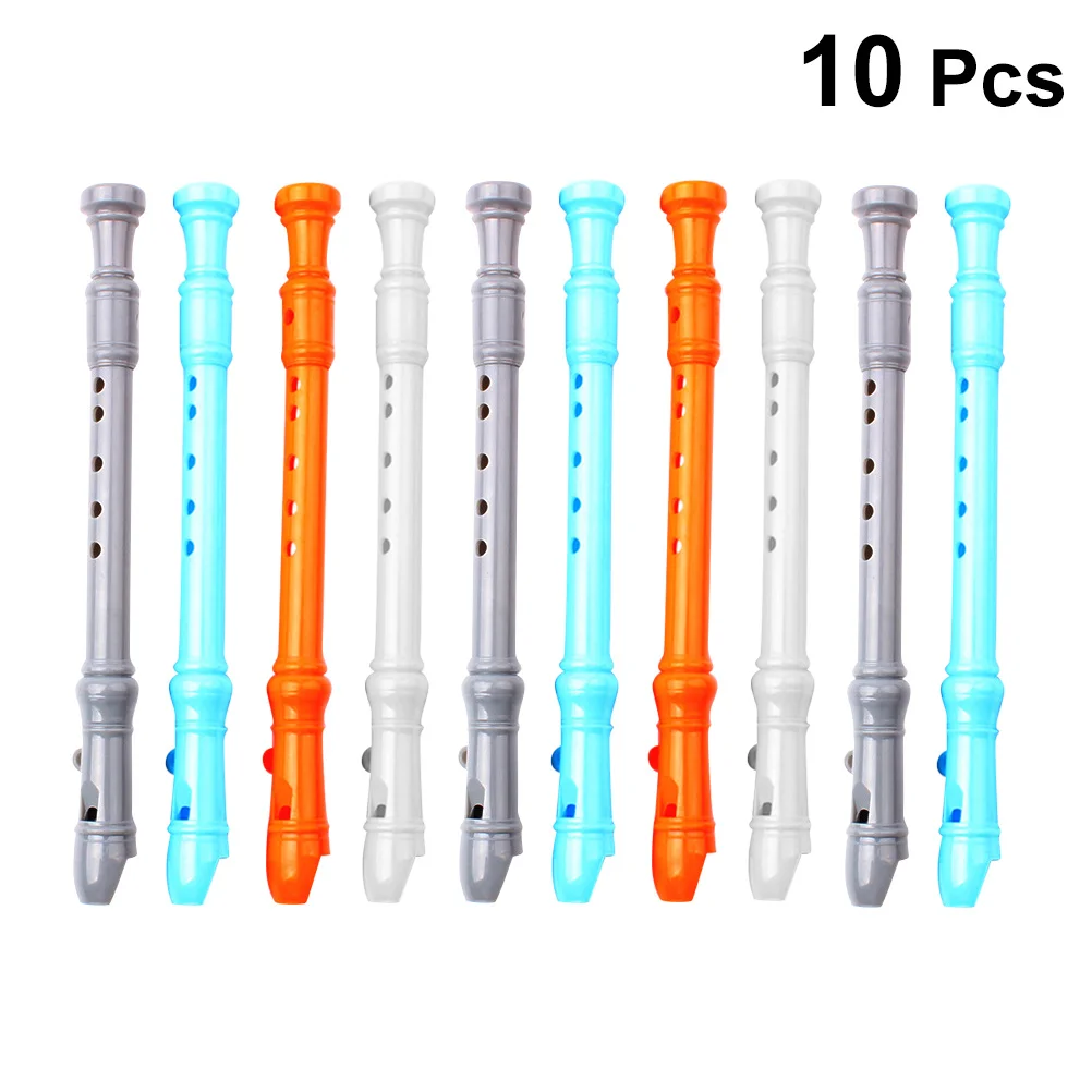 

10Pcs Flute Shaped Student Gel Pens Colorful Creative Writing Pen School Supplies Office Desk Stationery Writing Pen