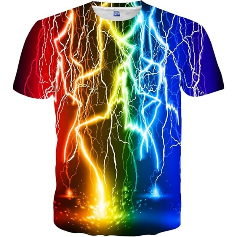 

2025Unisex 3D Graphic Print Short Sleeve T-Shirt Casual Graphic T-Shirt