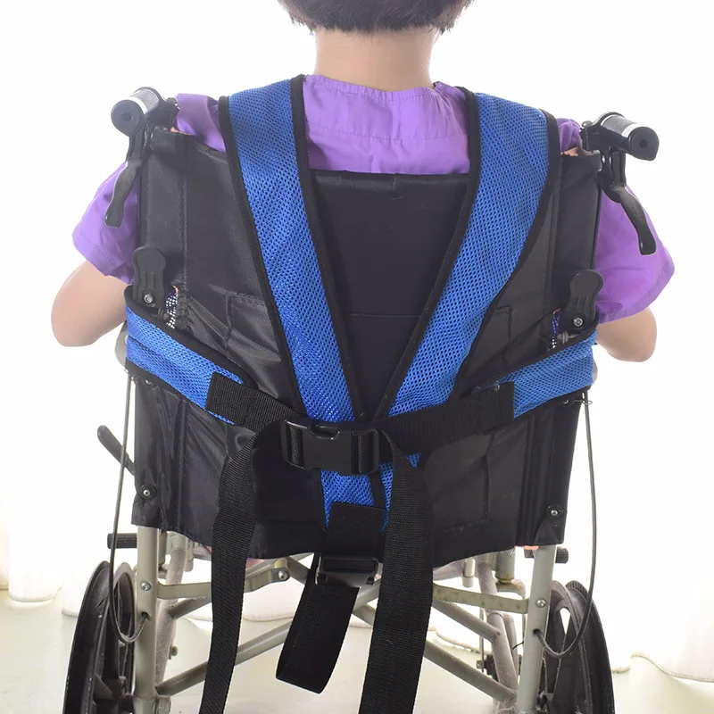 Widening Reinforcement Summer Breathable Wheelchair Anti Slip Belt Wheelchair Restraint  Fixed Belt Elderly Protection Belt