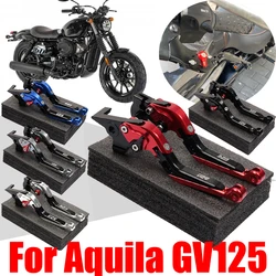 For HYOSUNG Aquila GV125 GV125S GV 125 S GV 125S Motorcycle Accessories Adjustable Brake Clutch Levers Handle Brake Lever Parts