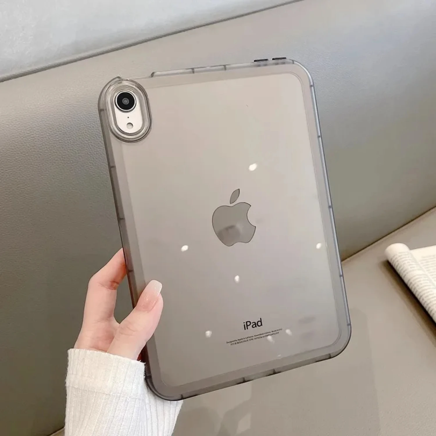 Enhanced Shockproof Soft Transparent Protective Case with Exceptional Impact Resistance and Flexibility for 7th Generation iPad,