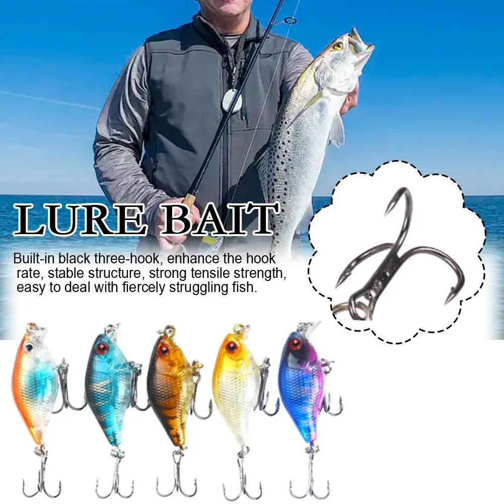 1pc 8.5cm 15g 떨리는 얕은 다이빙 크랭크베이트 진동 스윙 베이스 생체 공학 물고기 미끼 다이빙 미끼 전기 도금 미끼