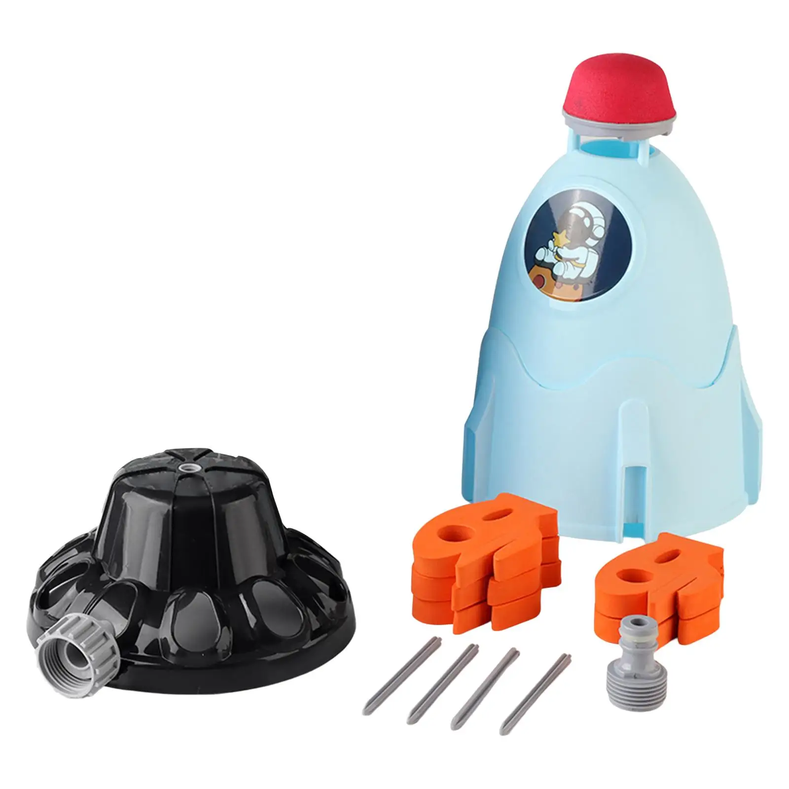 Lançador de foguetes brinquedos de banho brinquedos de foguete de spray de água para piscina praia jardim