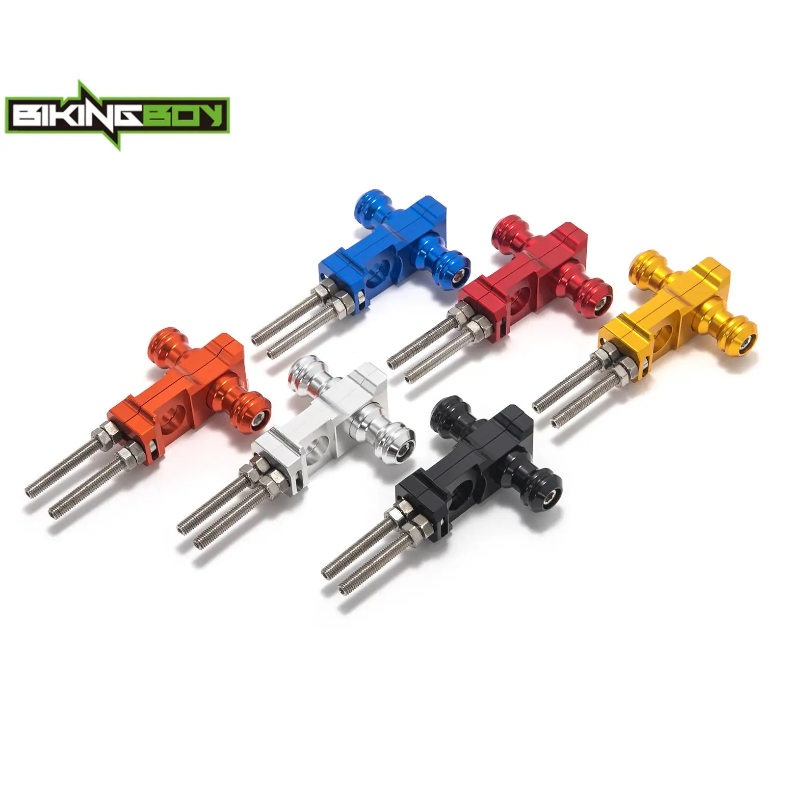 BIKINGBOY For Sur-Ron Ultra Bee Surron UB Axle Blocks Chain Adjuster Lifting Screws Electric Dirt Aluminium Alloy Offroad MX