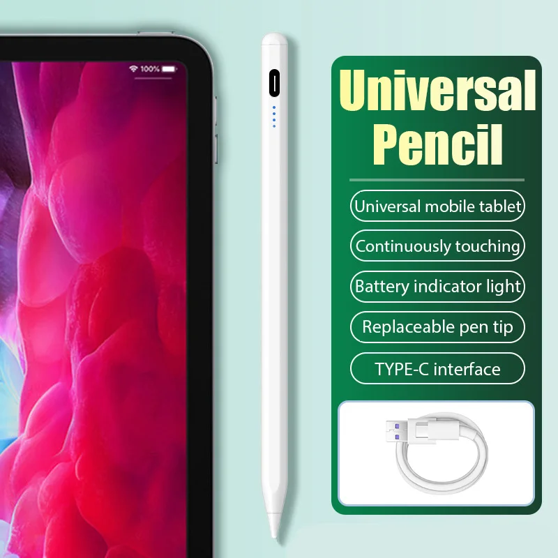 

Универсальный стилус для планшетов, планшетов, Apple, стилус для Huawei, Lenovo, Samsung, телефонов, Xiaomi