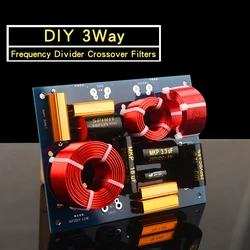 2PCS HIFIDIY LIVE High-End Hi-Fi 3Way 3-Speaker Unit DIY (Tweeter+Mid+Bass) Audio Frequency Divider Crossover Filters US-385