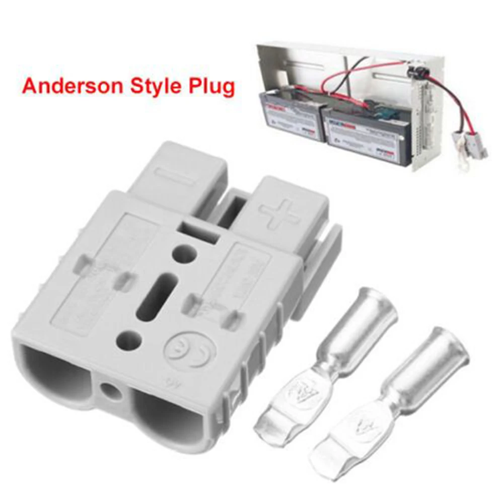 Imagem -02 - Kit de Fiação Cabo de Bateria Quick Connect Wire 50a 12v 1m 6m 600v 8awg Plug para Anderson tipo