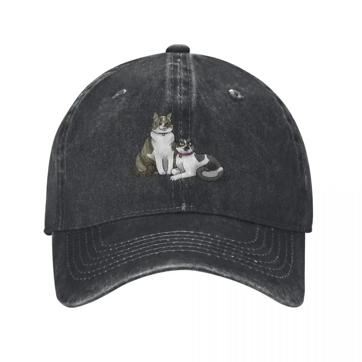 

Cat - Custom - Lily and Judy Baseball Cap custom Hat fashionable Fishing cap Women Beach Fashion Men's