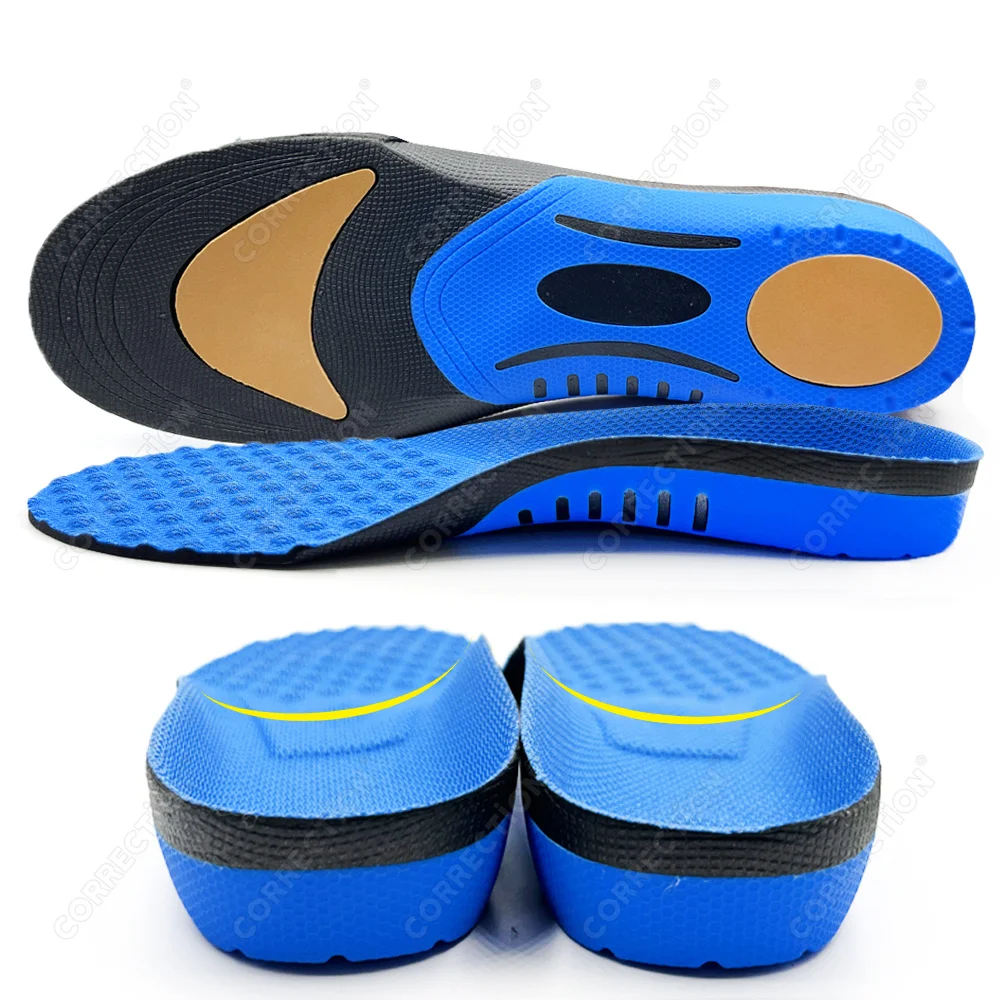 CORRECTION Orthopedic Insoles Orthotics Flat Foot Health Sole Pad For Shoes Insert Arch Support Pad Plantar fasciitis Feet Care