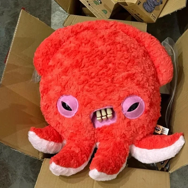 38CM Genuine Fuggler Chunky Fuggs Series Plush Dolls Squishy Giant Series Ugly Funny Monster Trendy Toys Gift Round and Chubby
