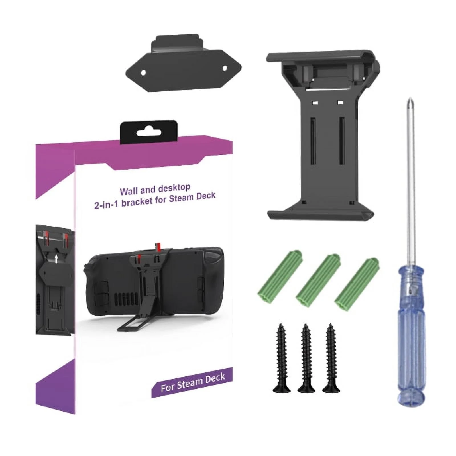 حامل معلق على الحائط و حامل TeamDeck ، سطح مكتب مزدوج الغرض SteamDeck
