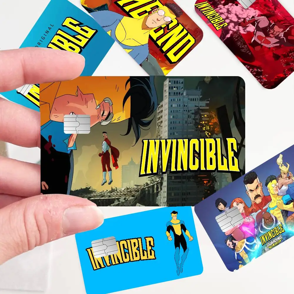 I-Invincible Anime 100% رائجة البيع Amine الائتمان الخصم البنك بطاقة حافلة بطاقة فيلم الجلد ملصق #2