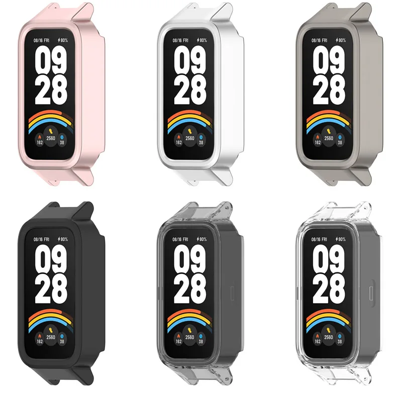 Pokrowiec TPU do Redmi Smart Band 3 Bumper Akcesoria Protector do Xiaomi Smart band 9 aktywna ochrona ekranu Soft Shell