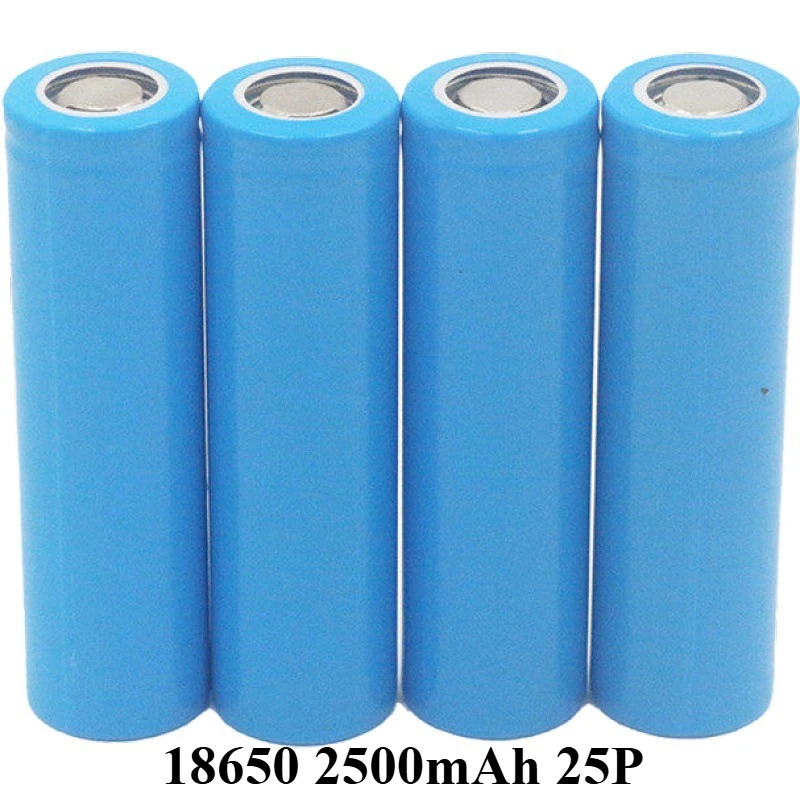 18650 Lithium Battery 2500mAh 25P Power Suitable for 18650 Battery Products Solar Lights Toys Cars Lithium Battery