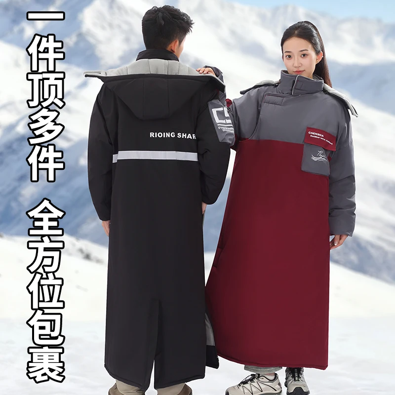 جديد طويل الصوف الثلج السراويل يندبروف للماء سميكة الشتاء ركوب والعتاد للخارجية #4