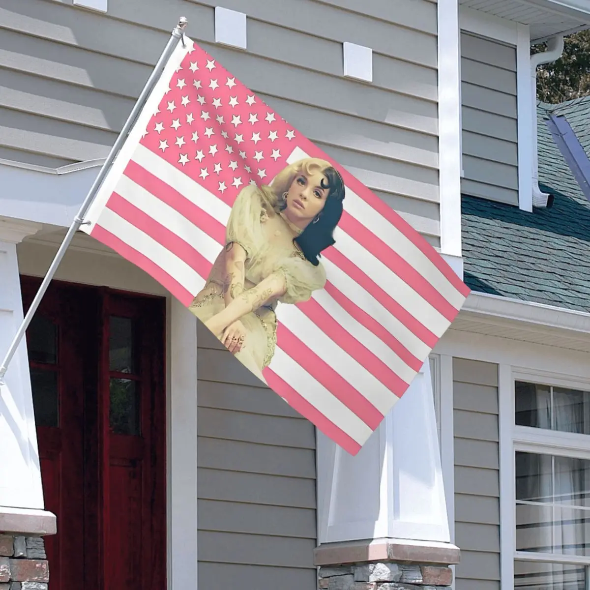 Melanie Martinez Crying Child Flags Fade Proof Outdoor Banner Cute Girl Polyester Home Room Dorm Wall Decor 90x150cm