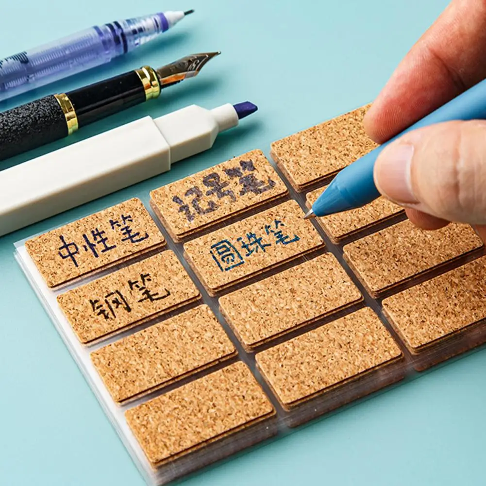 36/96 шт., деревянные Этикетки-наклейки