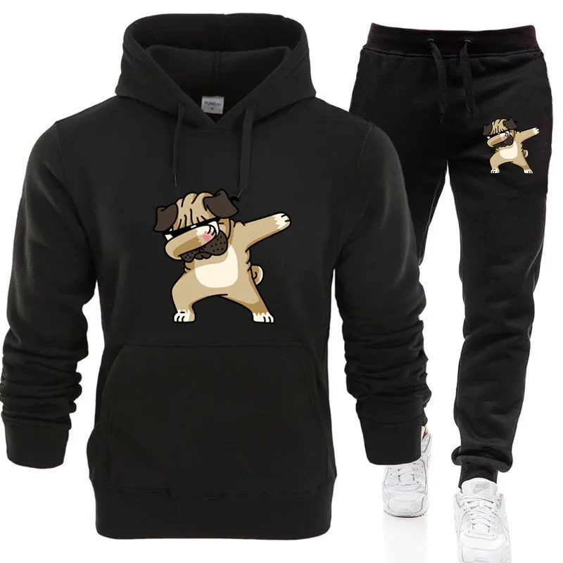 Men\'s Hoodie Set Autumn Winter New Classical Luxury Pants High Quality Casual Two Pieces Set