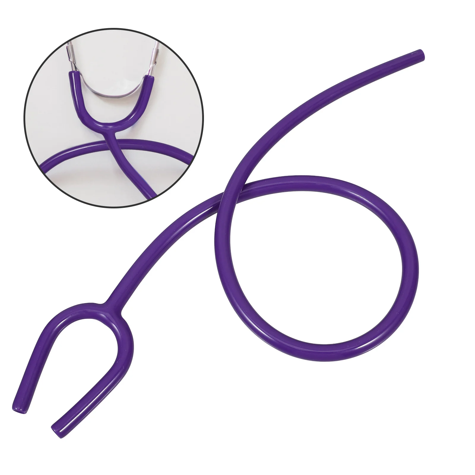 

2 шт., сменная трубка для стетоскопа, Y-образная пластиковая трубка для удлинения, гибкий ПВХ, прочный, для медицинского использования, совместимая с большинством