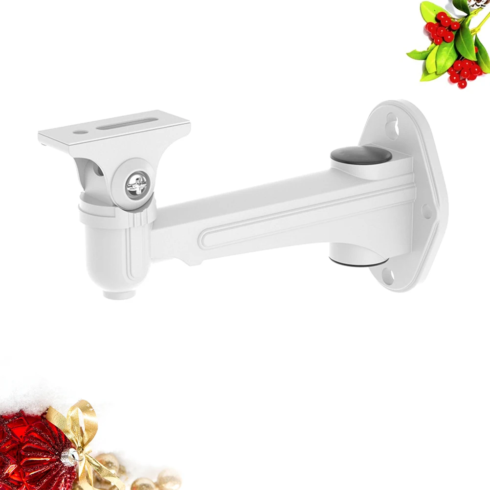 

Camera Bracket White Outdoor Stand Brackets Wall Mount Security Cctv Wall-mounted