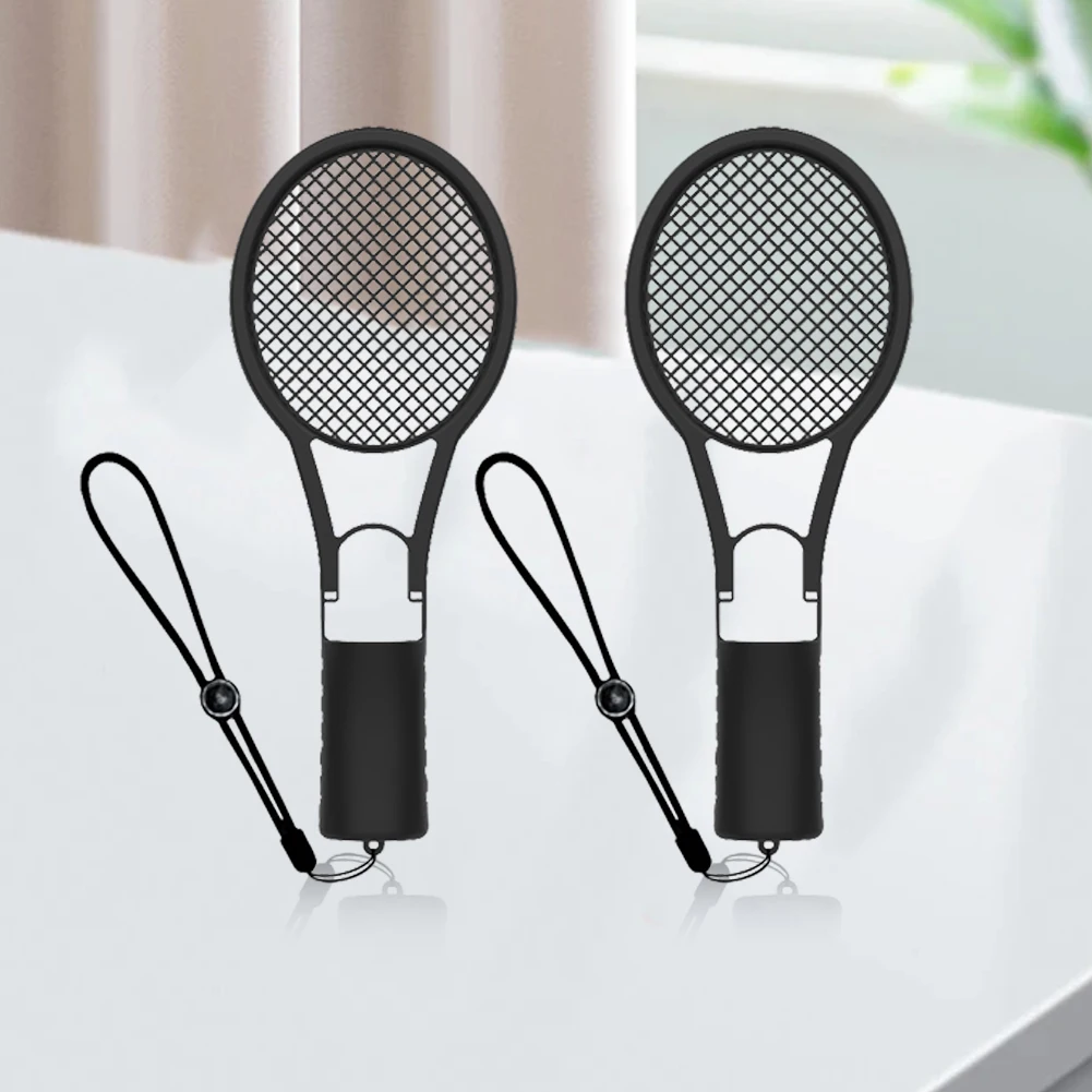 2 قطعة مضرب تنس لنينتندو للتبديل 2 Joy-Con وحدة تحكم قبضة ملحقات التنس مجموعة الملحقات الرياضية