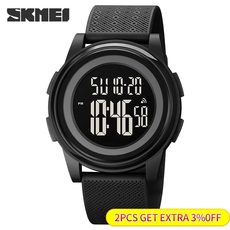 SKMEI 1895 Men LED Light Chrono Alarm Clock 5Bar Waterproof Digital Wristwatch relogio masculino Casual Countdown Sport Watches