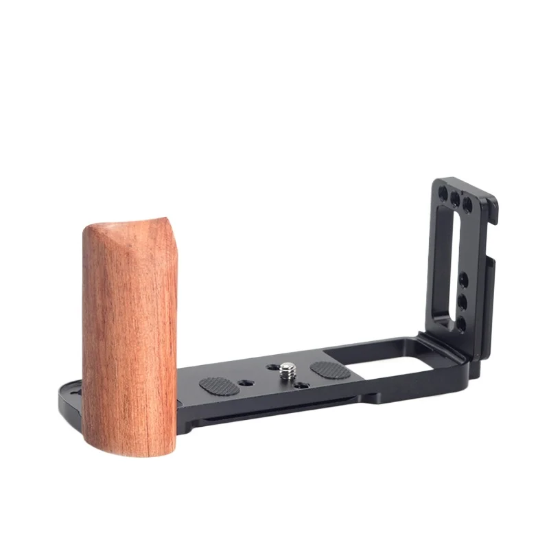 

Applicable to Gfx50r Camera Wooden Handle Quick Shoe L-Type Vertical Camer Holder Photography DSLR Accessories