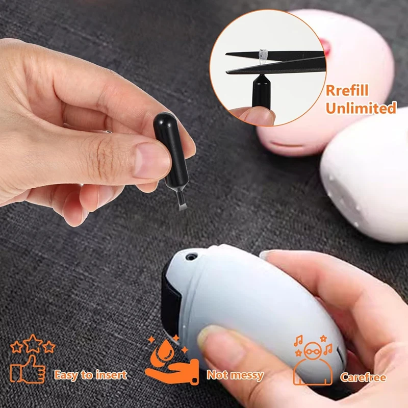 12Pc Ink Refills For Your ID Stamp Roller Refill Ink Confidential Roller Stamp Refill Ink To Cover Personal Mail Address