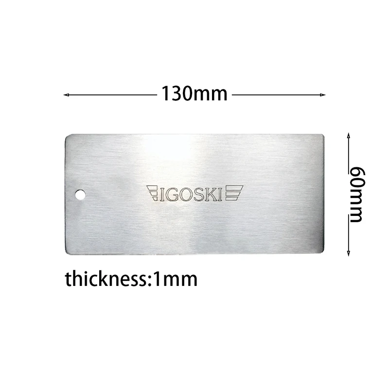 ski metal wax scraper for removal of excess wax from skis and snowboards tuning snowboarding waxing remover