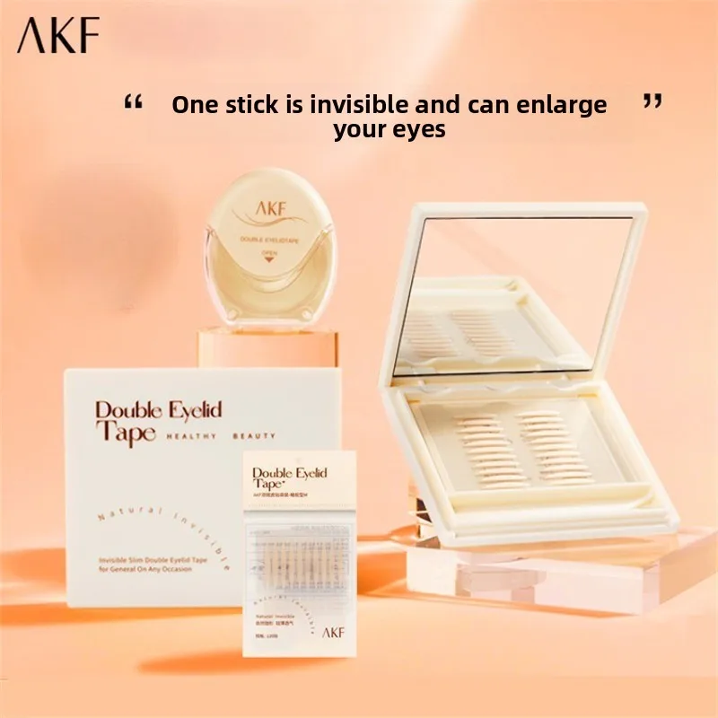 AKF Double Eyelid Patch,ที่มองไม่เห็น,ธรรมชาติ,ไม่มีร่องรอย,ทนทานเครื่องมือแต่งหน้าเปลือกตาเทปEyelid Lifter Strips EyelidTaping