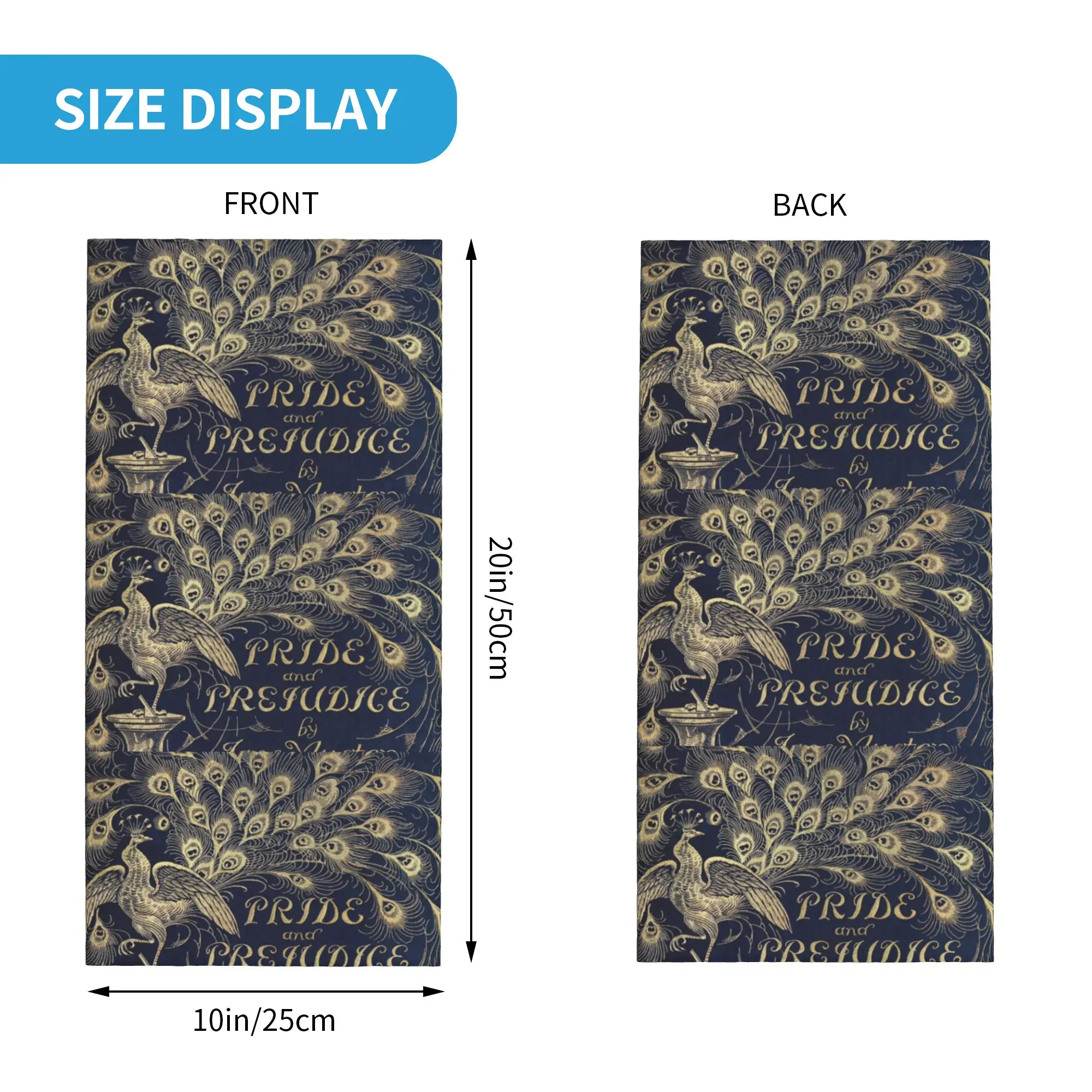 فخر وتحامل الطاووس ريشة الشتاء عقال الرقبة أدفأ النساء الرجال التنزه الصيد وشاح أنبوبي الحيوان الوجه باندانا الجراب #2