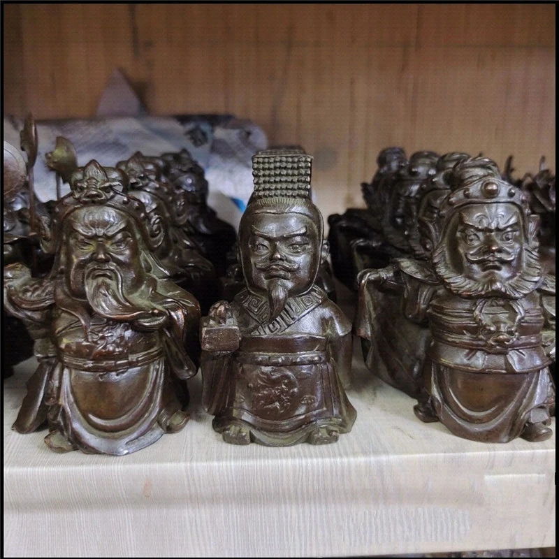 Supply of vintage-style decorative items featuring Liu Bei, Guan Yu, Zhang Fei, and the Peach Garden Brotherhood, handicrafts, a