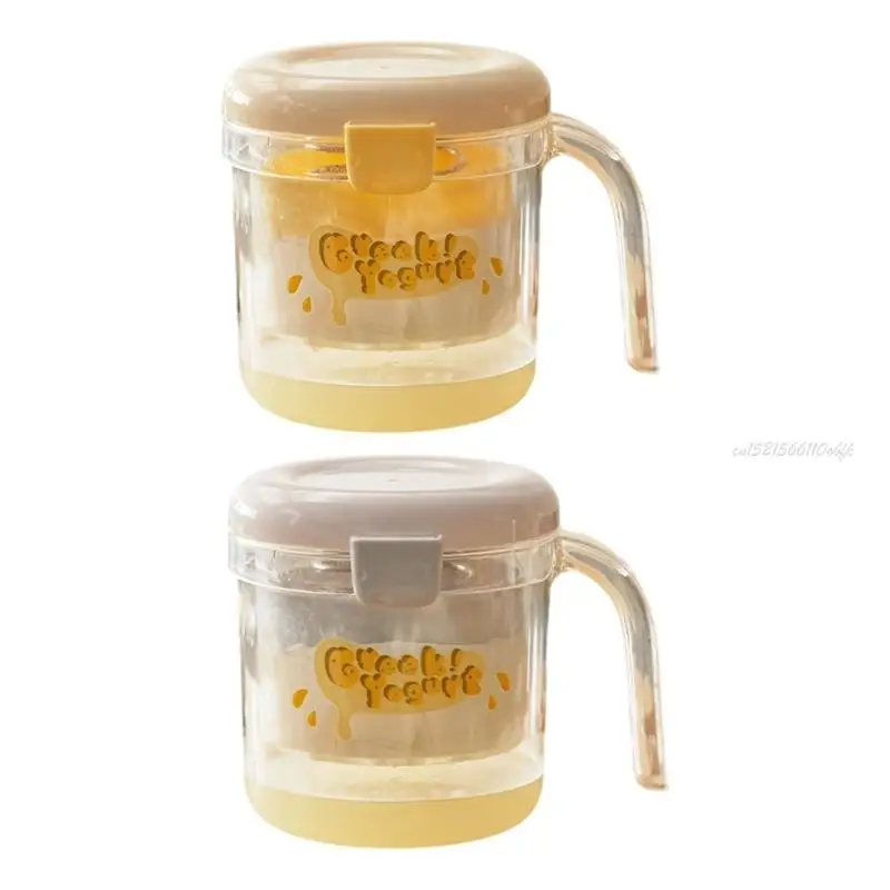 メッシュで再利用可能な27RBヨーグルトストレーナー自家製キッチンフードガジェットツールスチール