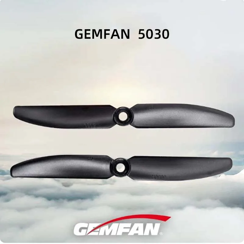 GEMFAN 5030 PC Propellers—Impact-Resistant and Explosion-Proof for FPV Racing Drones (2 Forward, 2 Reverse)