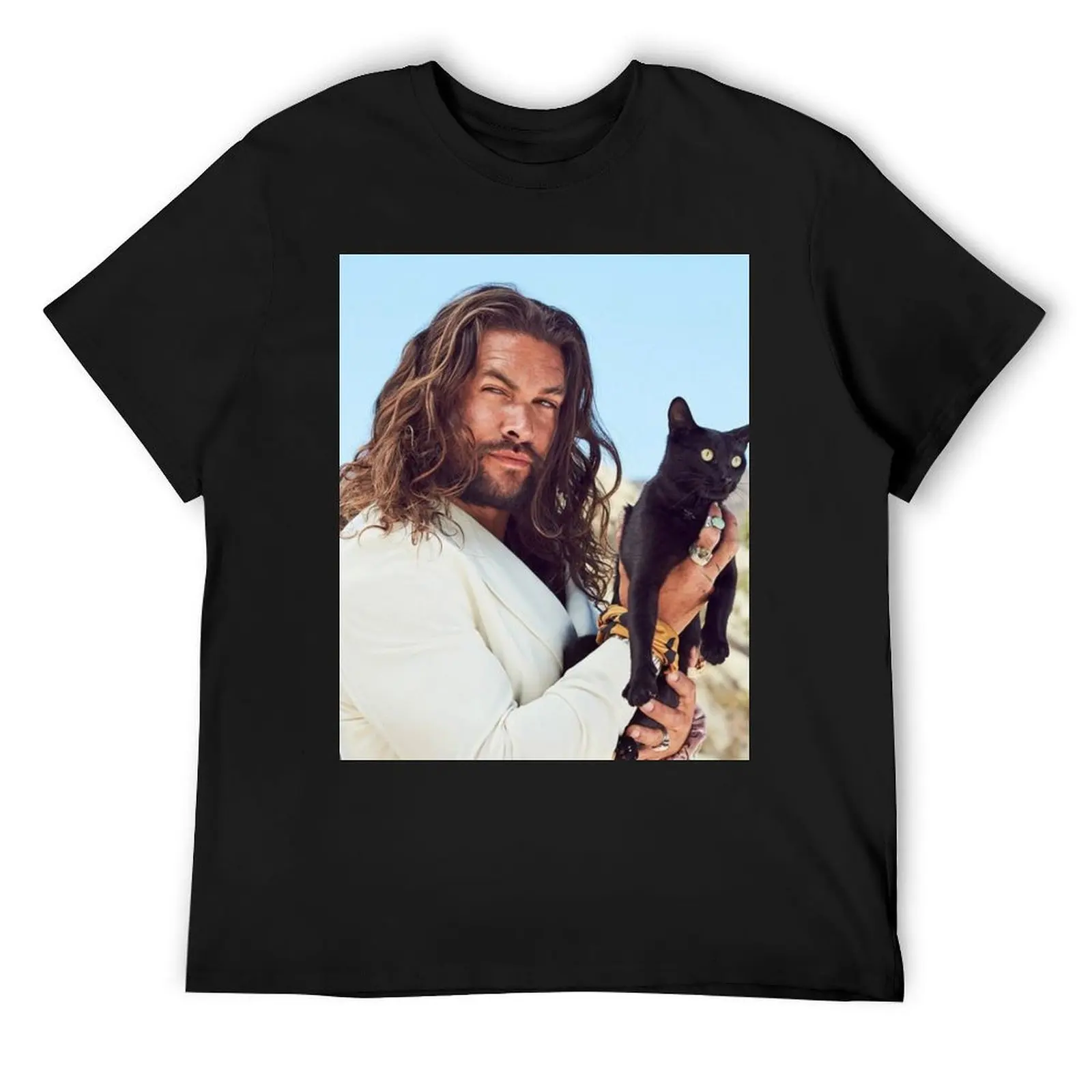 

jason momoa T-Shirt luxury designer customizeds korean fashion men graphic t shirts