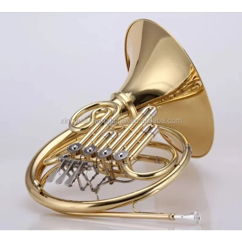 Instrumentos musicales profesionales de cuerno francés de 4 teclas
