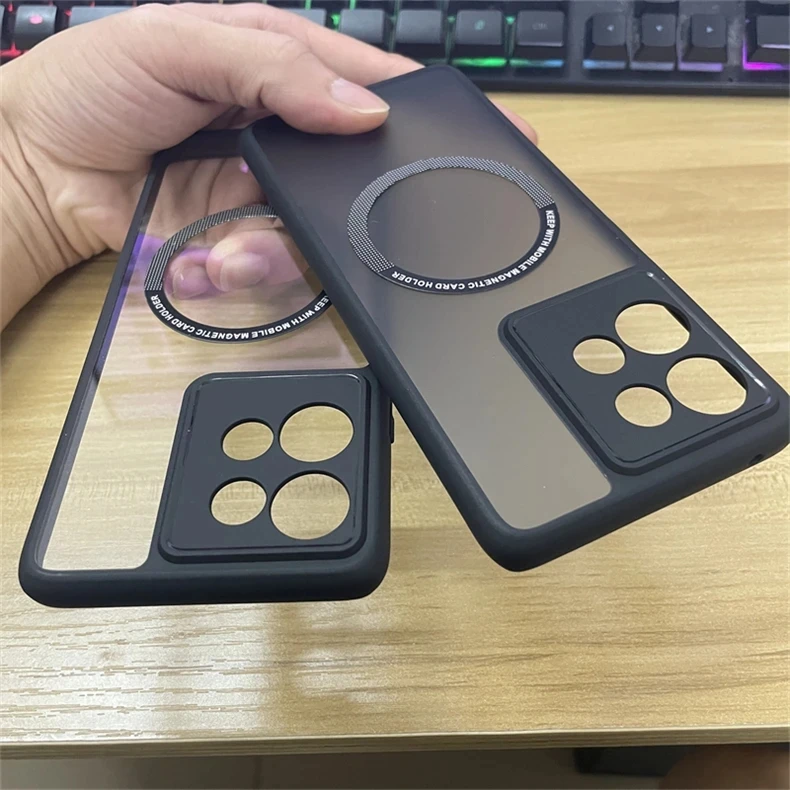 For Motorola Edge 50 Pro Case Hard PC Matte Magnetic Protective Back Cover Case For Moto Edge 50 Ultra 50Fusion Full Cover Shell