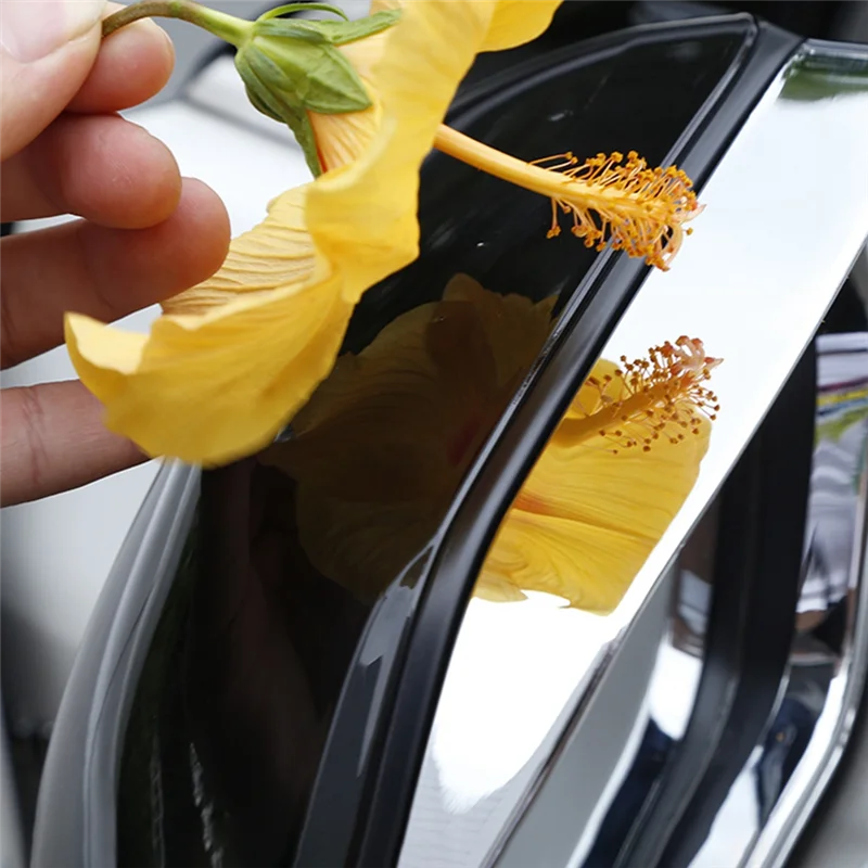 ABS سيارة مرآة الرؤية الخلفية المطر حامي غير نافذ للمطر الحاجب لتويوتا كورولا E210 2019 2020 2021 2022 2023 2024 الهجين