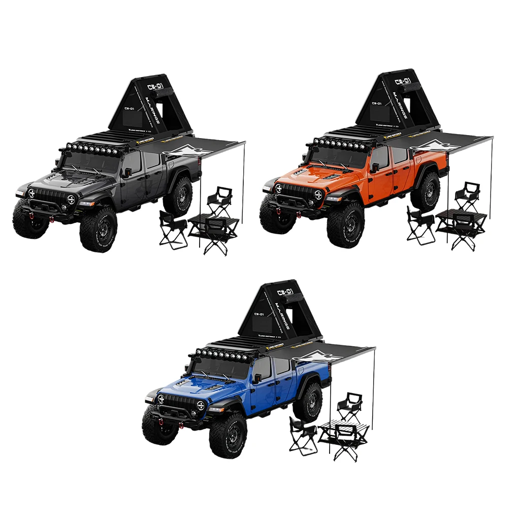 

1/7 JK07 Pro Croboll RC Car Electric Brushed Climbing Remote Control Car with Dual Speed ​​Gearbox Off-road Vehicle Model Toys