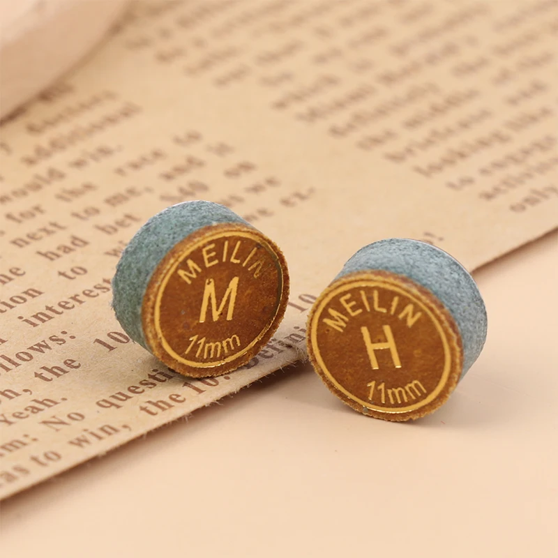 1 Pc 11mm Japanese Multi-Ply Heads Black Gold Professional Fancy Nine-Ball Cue Head Snooker Billiard Heads Hard Soft Heads