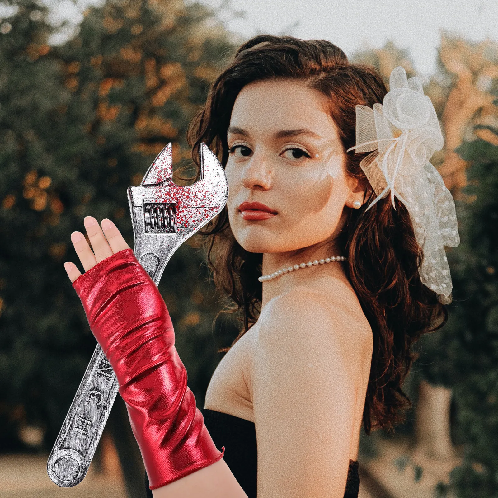 

3 Pcs Plastic Wrench Prop Fake DIY Halloween Decorations Cosplay Props Wrenches