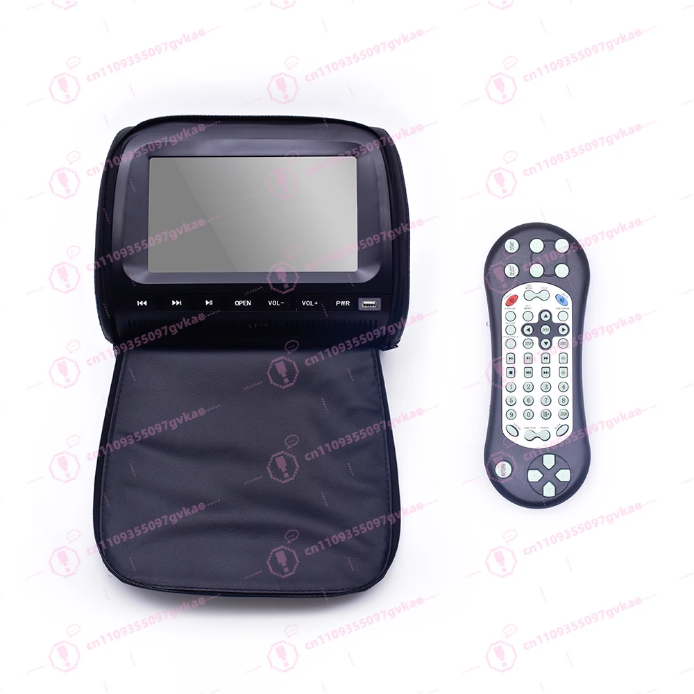 9 Inch Car Headrest Video Players Touch Screen Headrest Mon Itor Support 1080P Video USB/SD FM IR Transmitter DVD Region Free