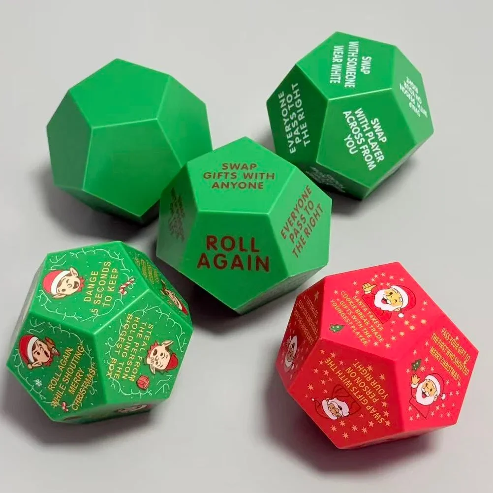 Christmas Hobby & Collectibles Hilarious Gift Exchange Party Games Dice Home Decor