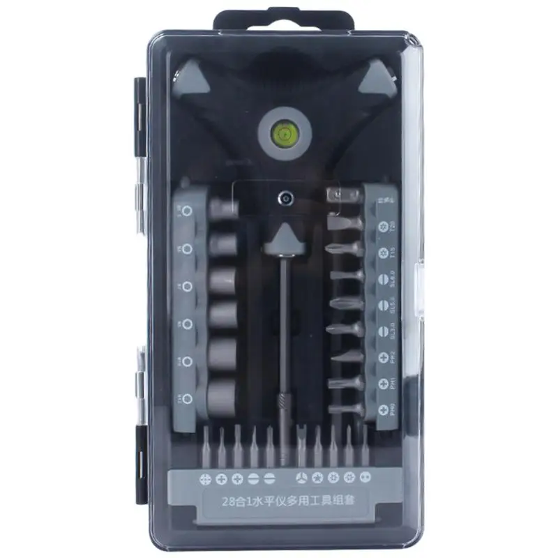 

Screwdriver Bit Set 28 In 1 Precision Magnetic Screwdriver Tools Multi-Purpose Installation Tool For Automobiles Furniture