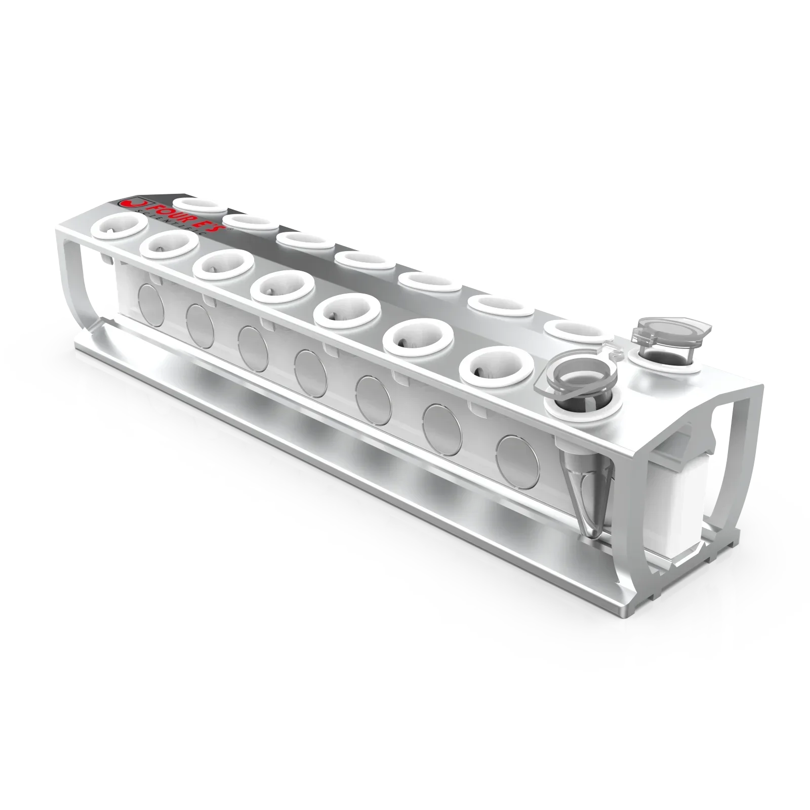 أداة علوم الحياة رف مغناطيسي 16 جيدًا لأنابيب PCR