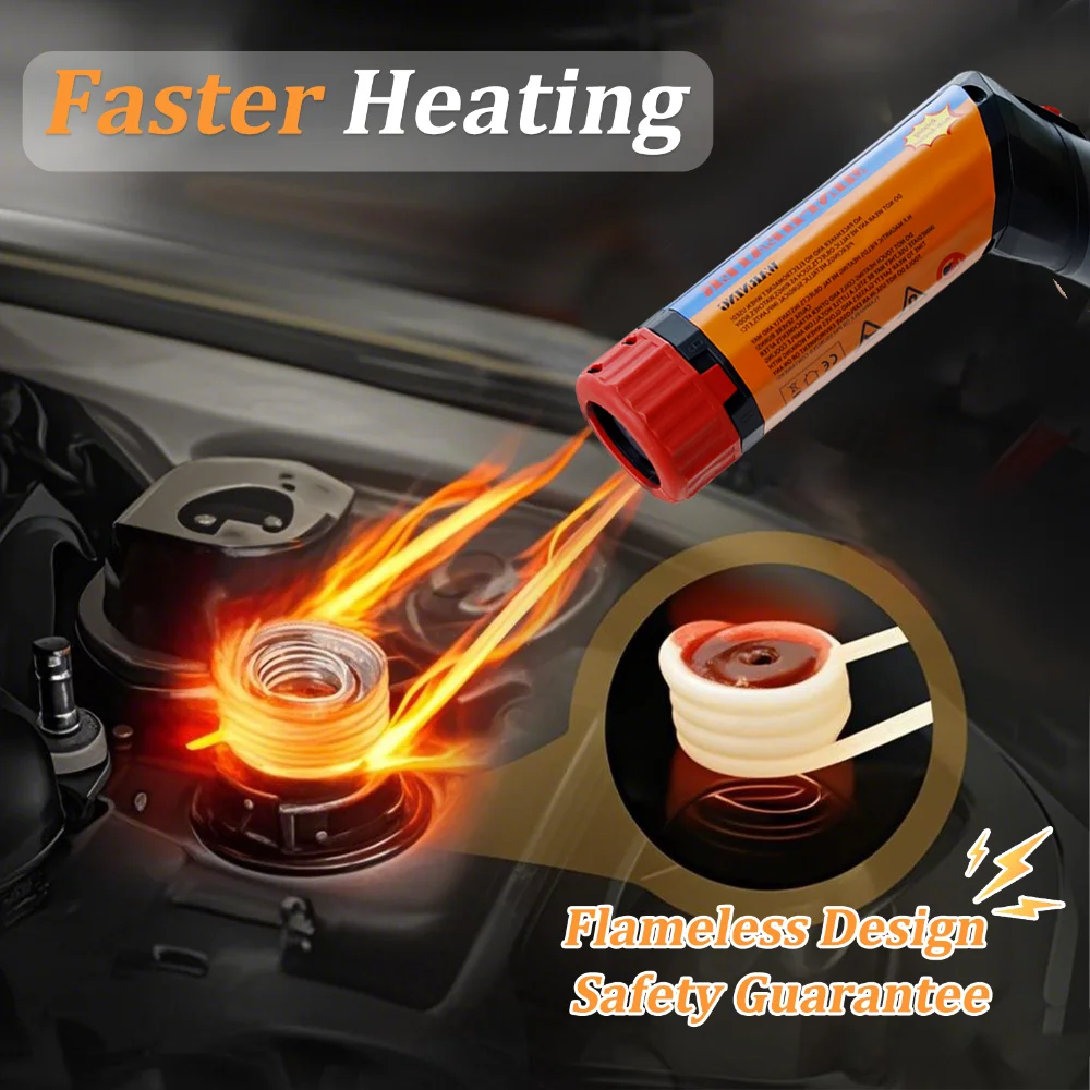 Rotating Magnetic Induction Heater 1100W Handheld Flameless Heat Induction Heating Machine 8Pcs Coils for Rusty Screw Removing