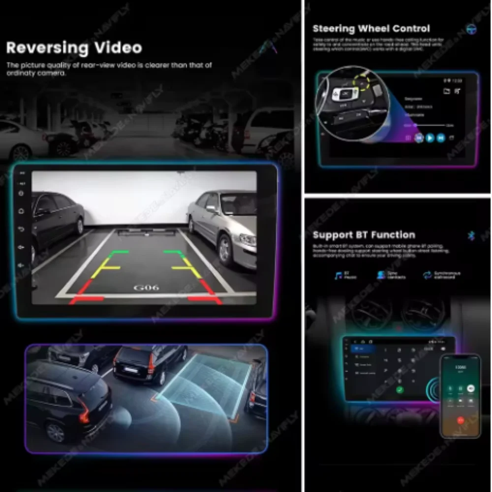 أندرويد 13 لمرسيدس بنز CLK W209 W203 1998-2006 سيارة الوسائط المتعددة مشغل فيديو CarPlay 4G واي فاي نظام تحديد المواقع والملاحة ستيريو راديو السيارة