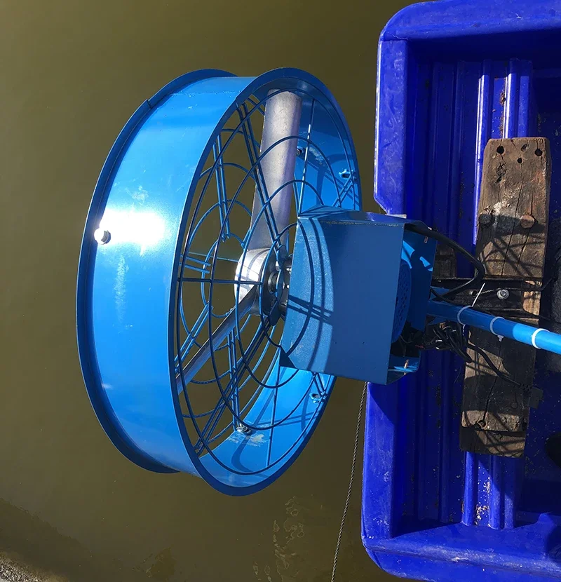 Wind propeller 48 volt electric pulp hanging machine Hanging machine Scattering feeding fan Shrimp pond Marine 650W crab pond